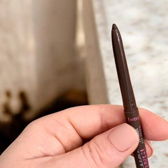 Benefit Cosmetics NEW BADgal BANG! 24-Hour Waterproof Eyeliner Pencil Deep Brown - Picture 5 of 5